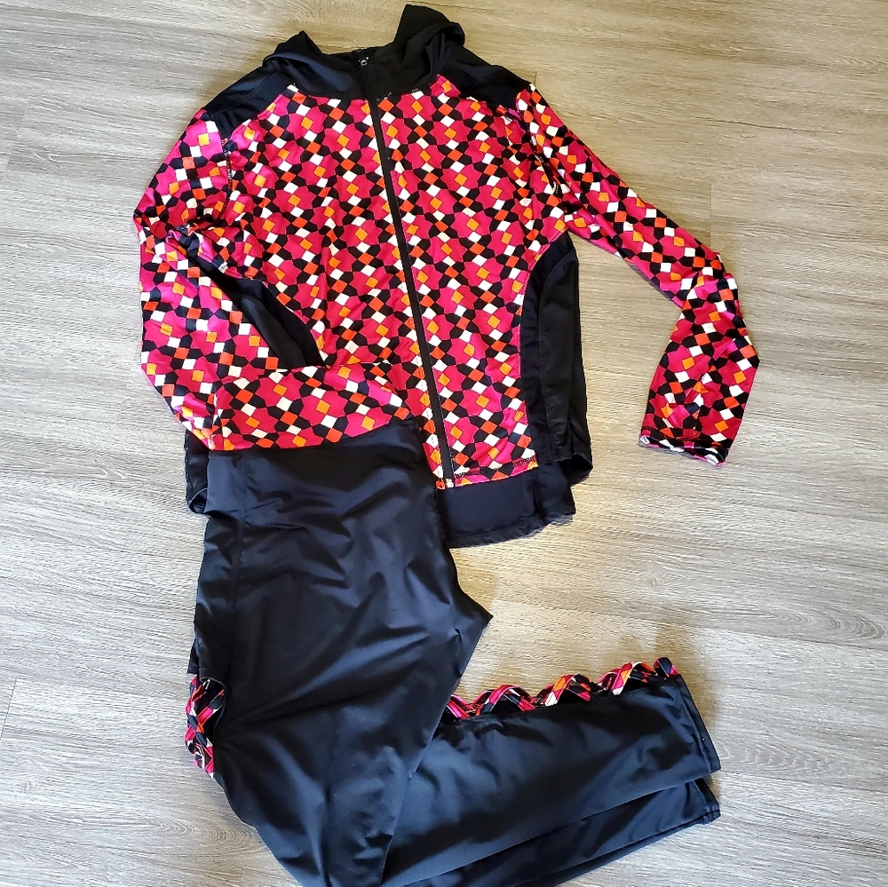 2pcs Ashley Stewart Athletic Track Set